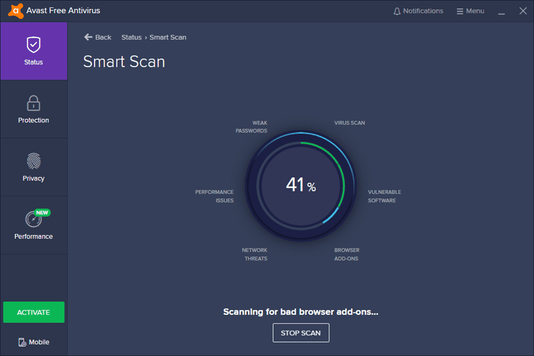 Avast Free Antivirus Not Working