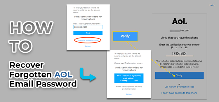 Recover AOL Email Password