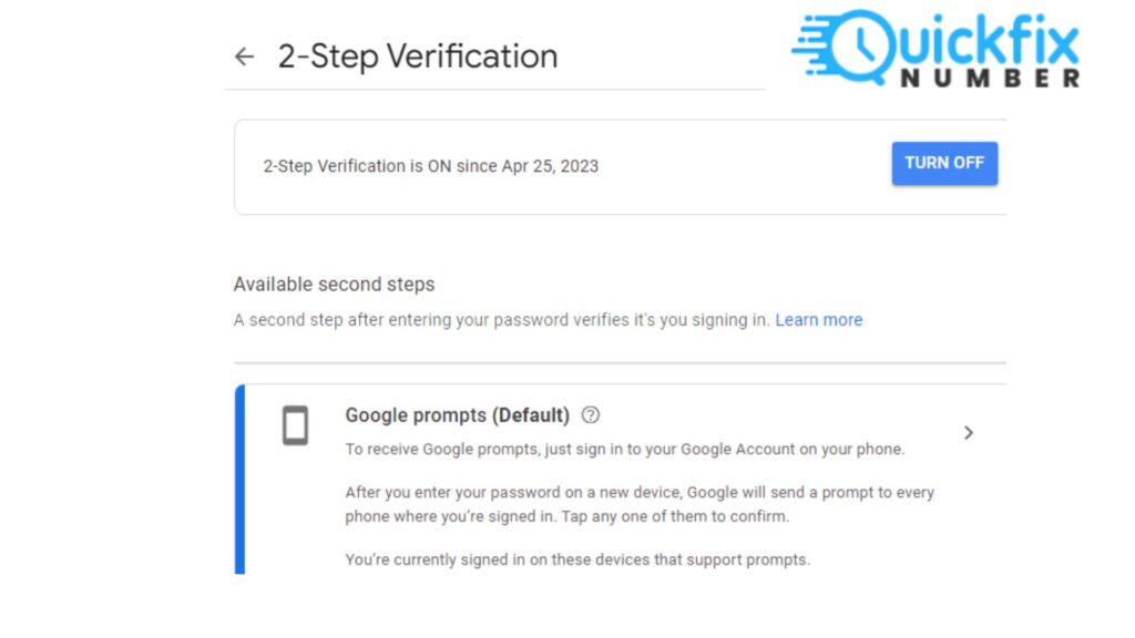 Verify Google Account