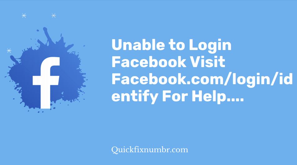 Facebook.com/login/identify - Can't Login My Account