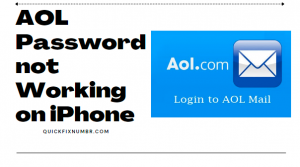 aol password not working iphone