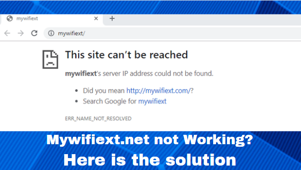 Mywifiext.net-Not-Working